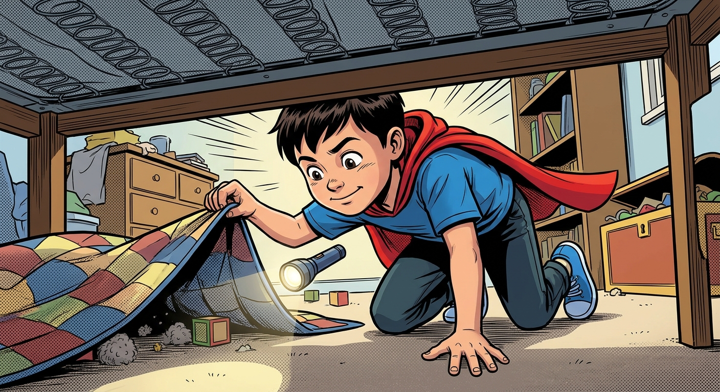 Misha — little superhero