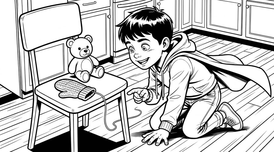 Coloring of page 4