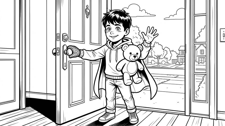 Coloring of page 6
